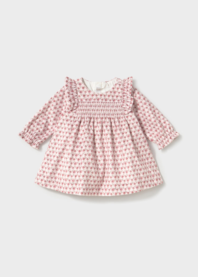Vestito velluto m/c