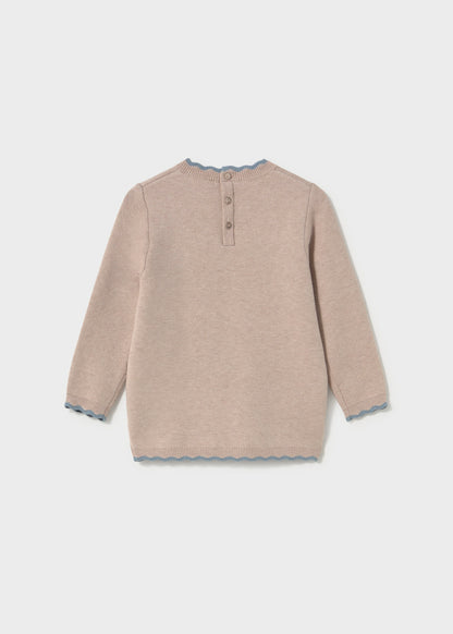 Vestito maglia jacquard
