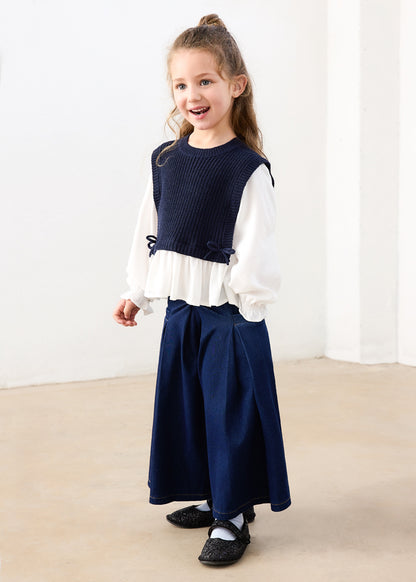 Top gilet combinato