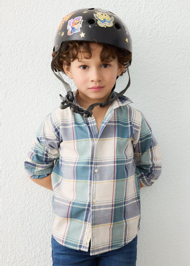 Camicia m/l quadri