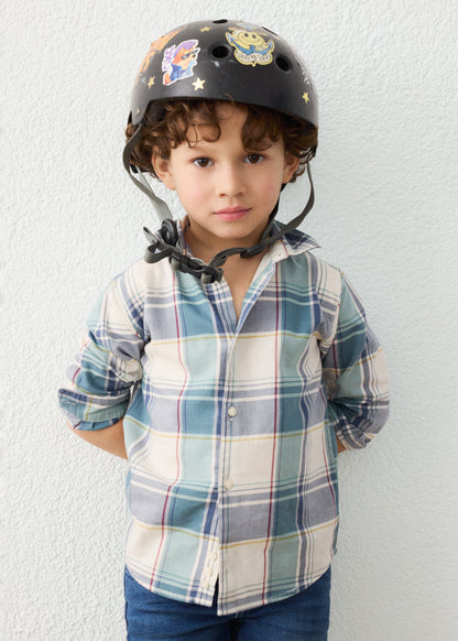 Camicia m/l quadri