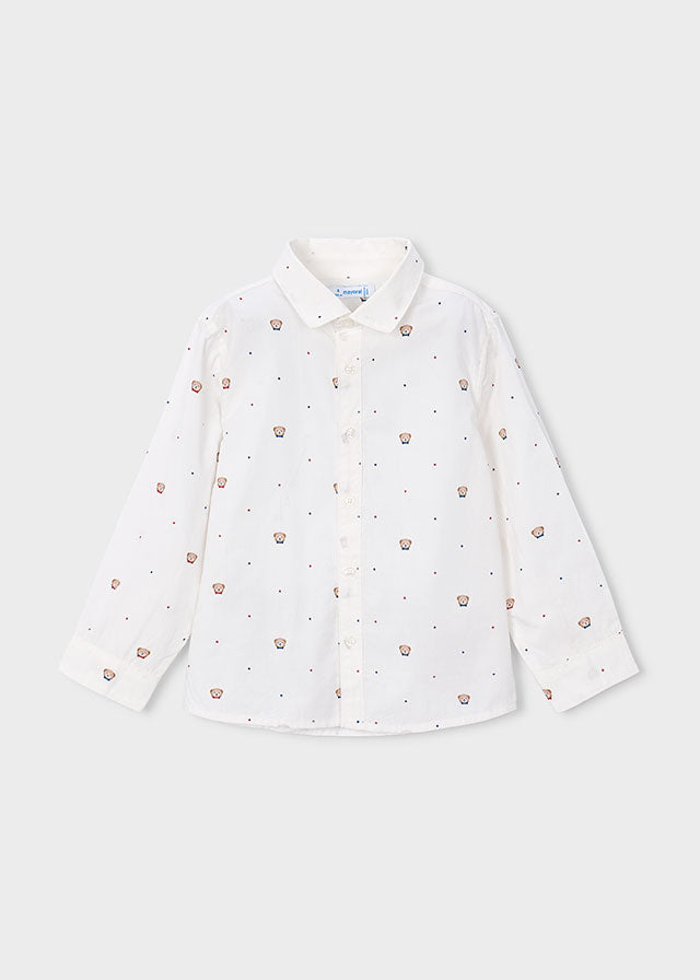 Camicia m/l stampata