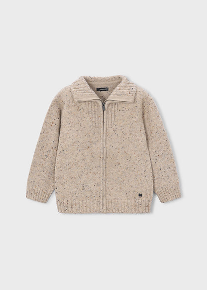 Maglione righe collo