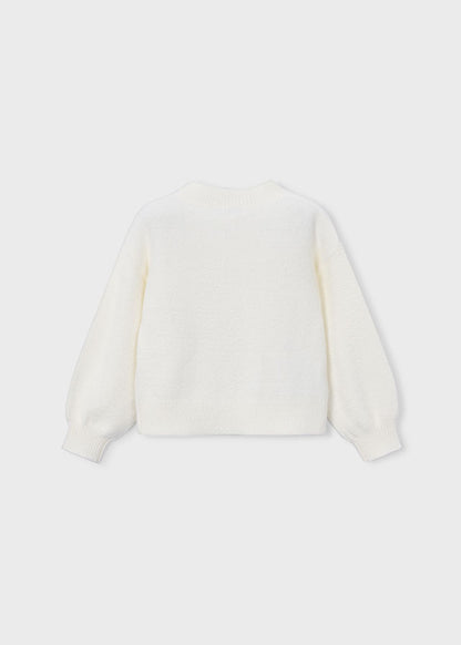 Maglione pelo fiocchi