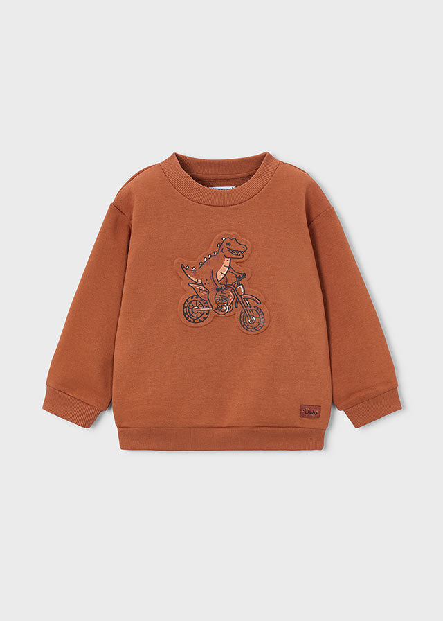 Pullover embossed