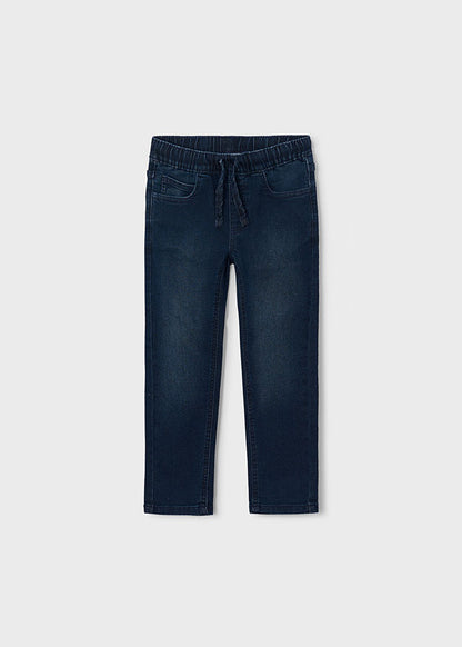 Pantalone soft denim jogger