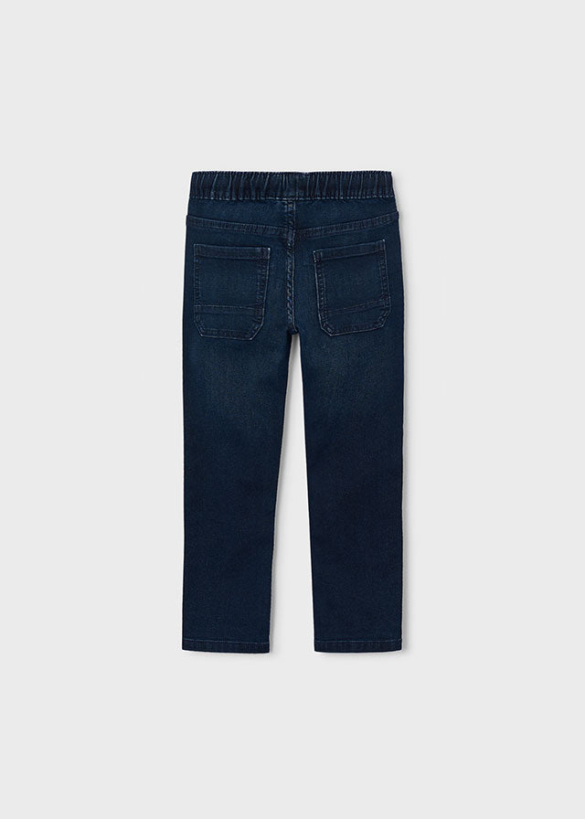 Pantalone soft denim jogger