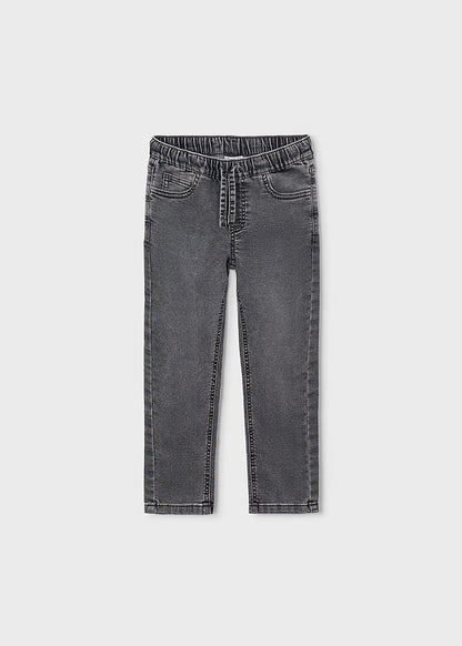 Pantalone soft denim jogger