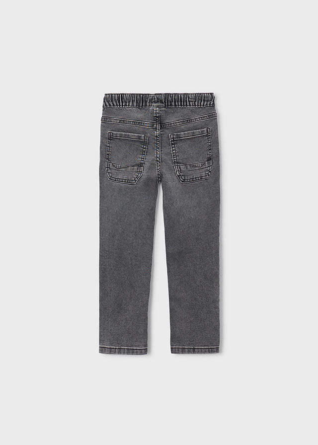 Pantalone soft denim jogger
