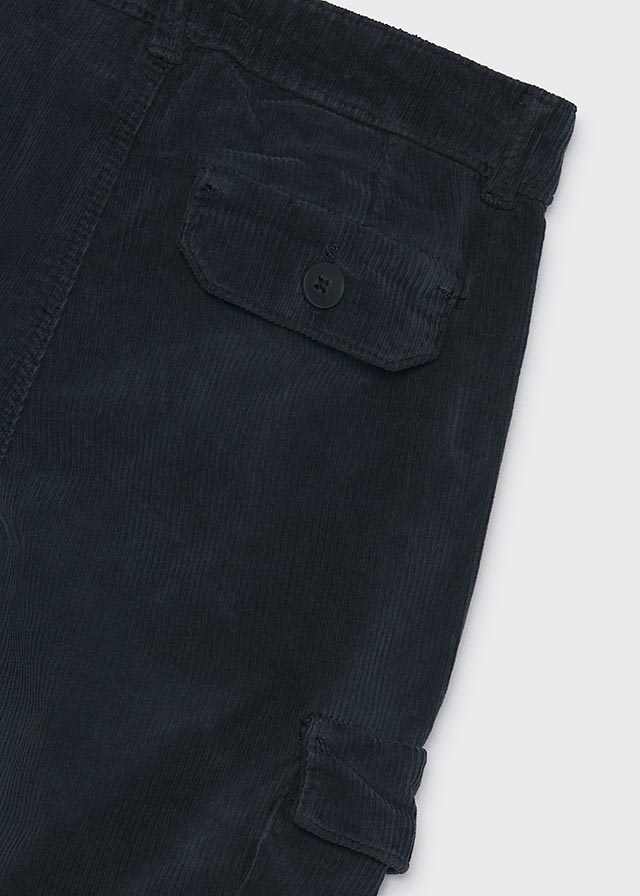 Pantalone cargo panno
