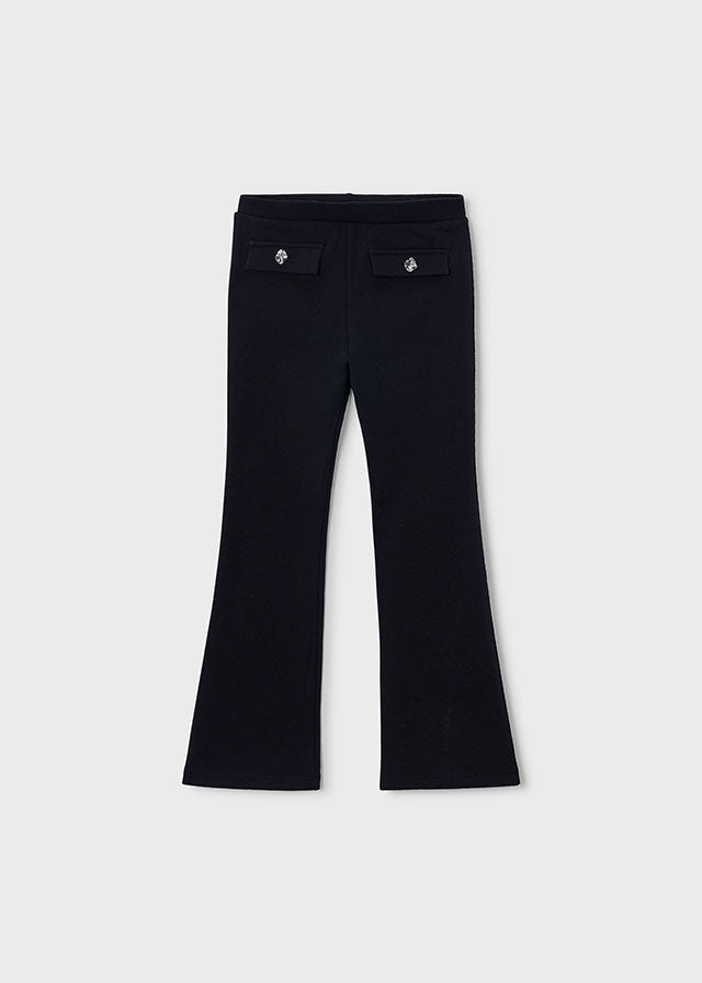 Leggings felpa flare