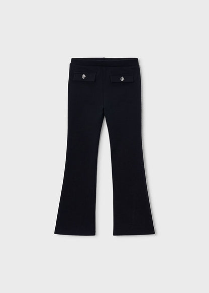 Leggings felpa flare