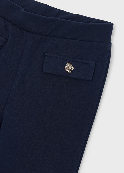 Leggings felpa flare