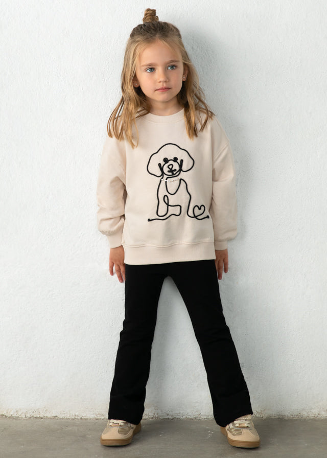 Compl. leggings felpa laccio