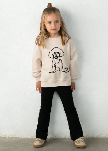 Compl. leggings felpa laccio