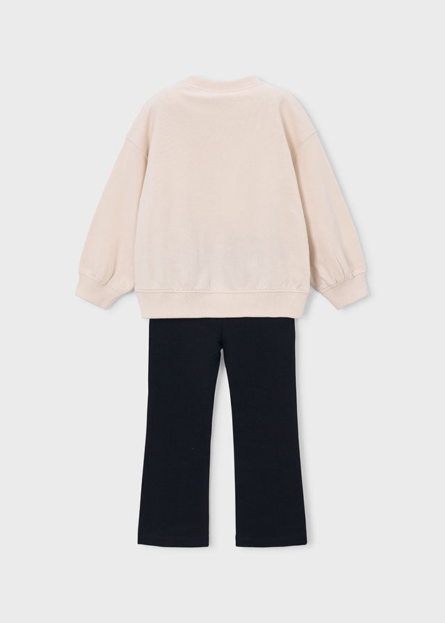 Compl. leggings felpa laccio
