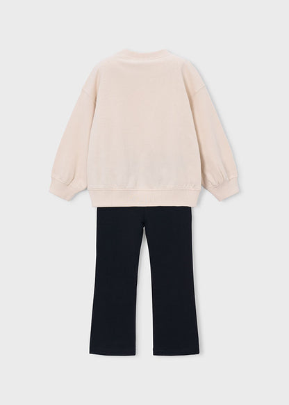 Compl. leggings felpa laccio