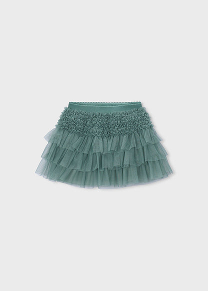 Gonna in tulle con fantasie
