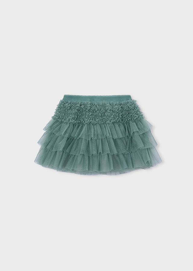 Gonna in tulle con fantasie