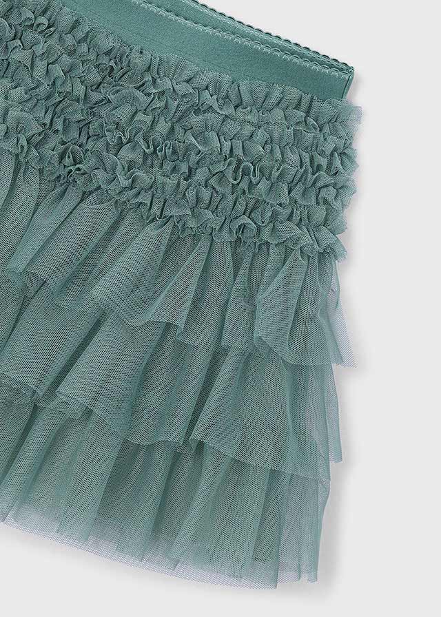Gonna in tulle con fantasie