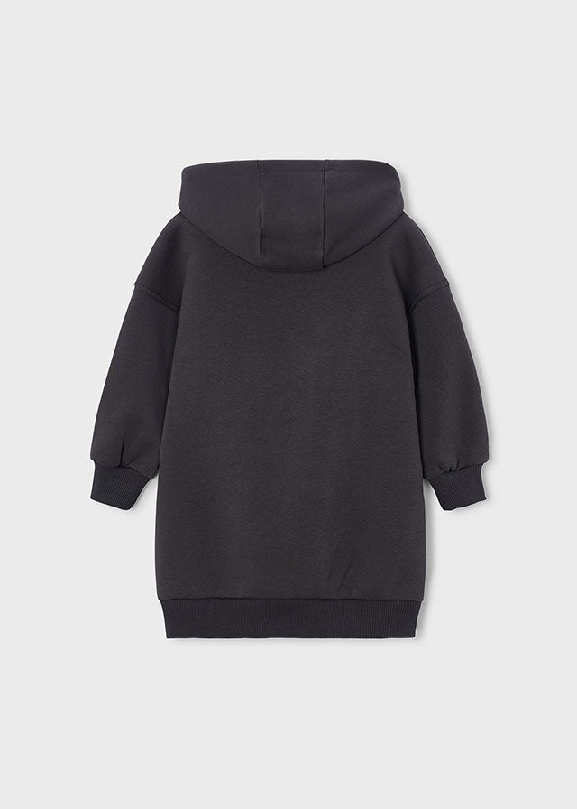Vestito felpa cappuccio