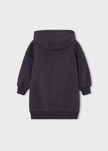 Vestito felpa cappuccio