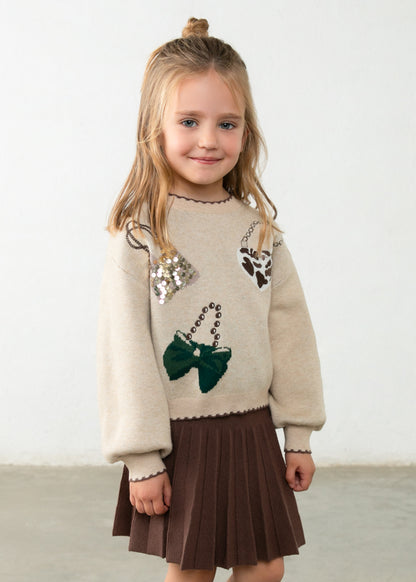 Compl. gonna tricot jacquard