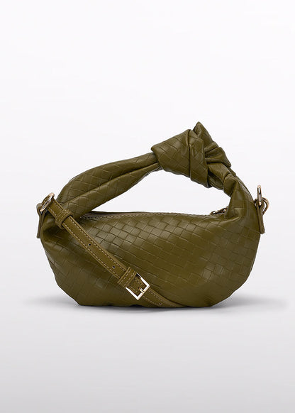 Borso intrecciato ecopelle