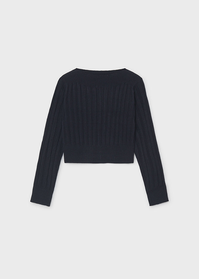 Top tricot costine