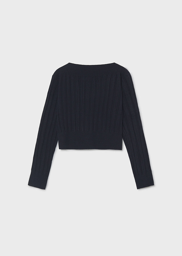Top tricot costine
