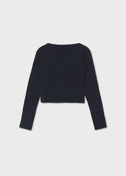 Top tricot costine