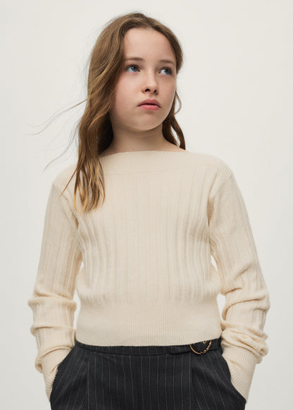 Top tricot costine