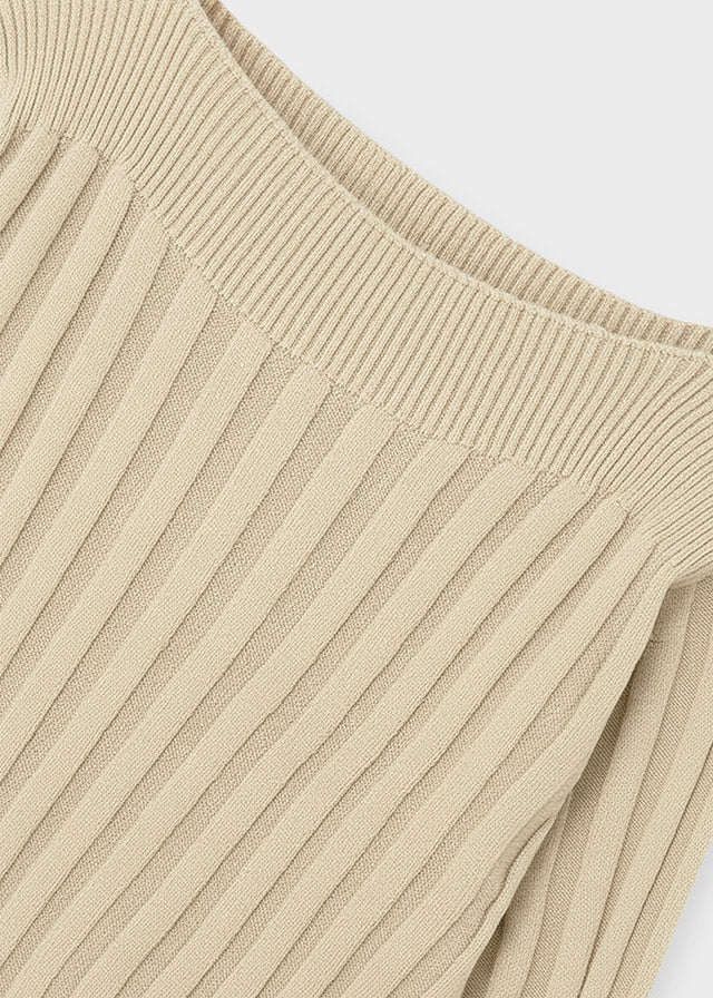 Top tricot costine