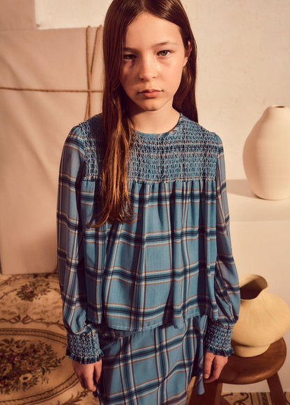 Blusa nido d'ape