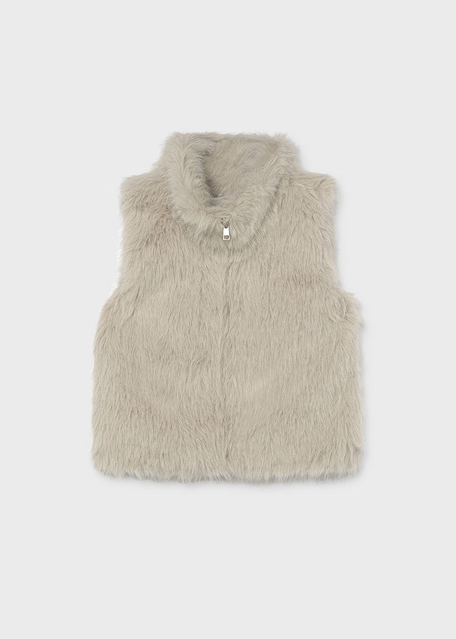 Gilet pelo lungo