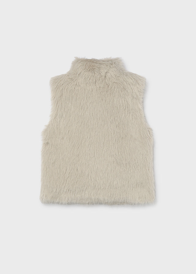 Gilet pelo lungo