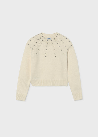 Maglione applicazioni strass