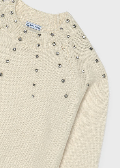Maglione applicazioni strass
