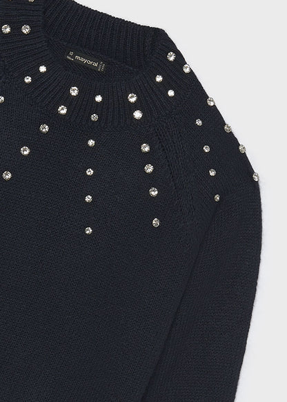 Maglione applicazioni strass