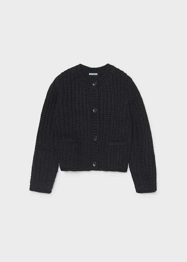 Cardigan punto inglese