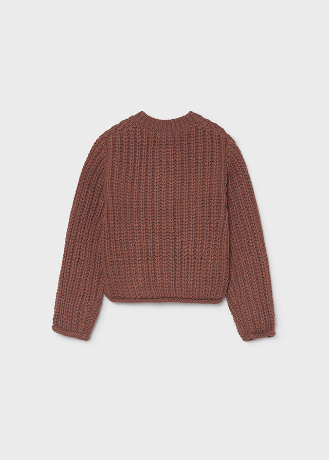 Cardigan punto inglese