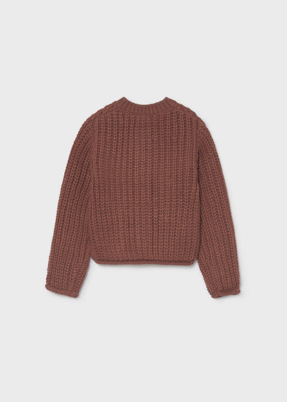Cardigan punto inglese