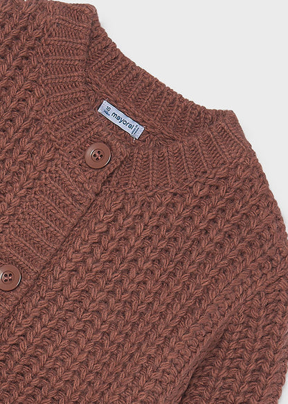 Cardigan punto inglese