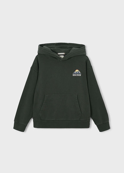 Felpa cappuccio print