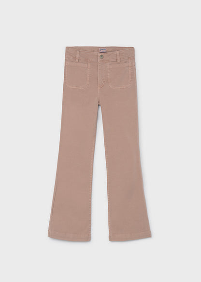 Pantalone twill flare