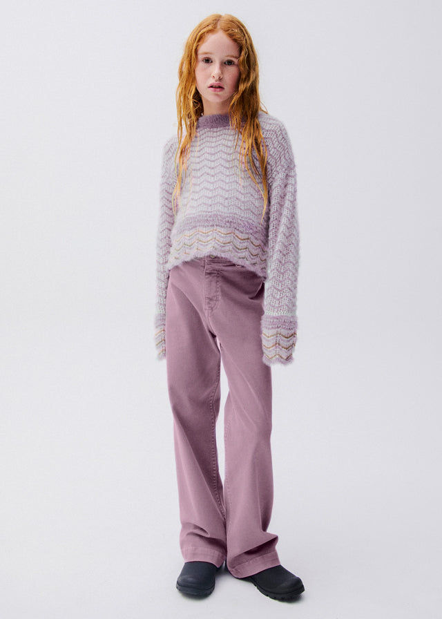 Pantalone lungo wide leg