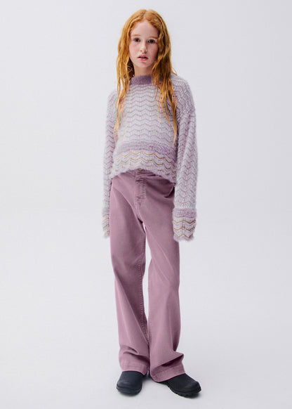 Pantalone lungo wide leg