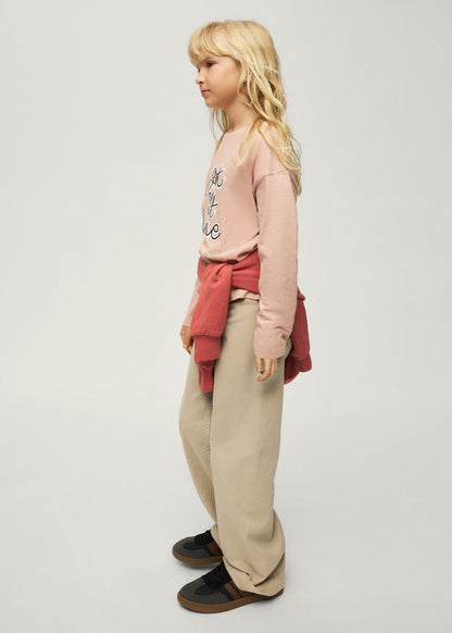 Pantalone lungo wide leg