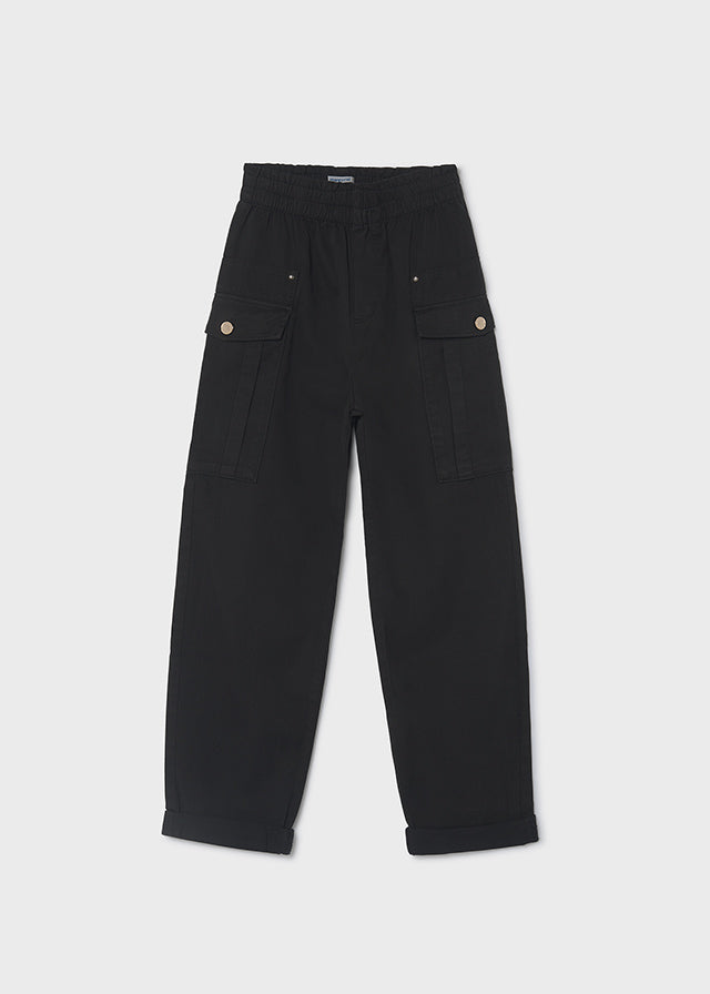 Pantalone twill tutto elastic