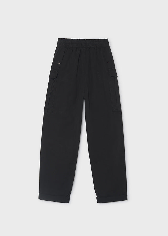 Pantalone twill tutto elastic
